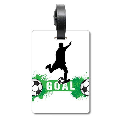 Étiquette de valise football Penalty pour identification de bagage