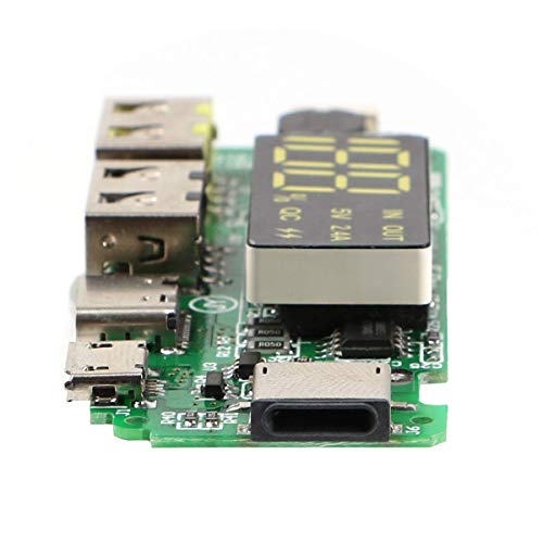Image of UG LAND INDIA 186 50 Charging Board Dual USB 5V 2.4A Mobile Power Bank Module 186 50 Lithium Battery Charger Board with Overcharge Overdischarge Short Circuit Protection DIY USB Power Bank Board