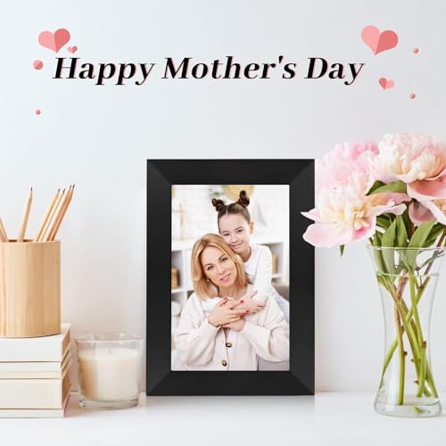 Hyjoy Digital Picture Frame WiFi Smart 8 Inch IPS HD Touch Screen Digital Photo Frame with 16GB Storage, Auto-Rotate, Easy Setup to Share Photos or Videos from Anywhere via AiMOR App - Thumbnail 6
