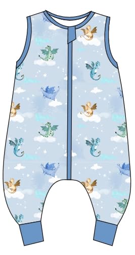 JiAmy Baby Sleeping Bag with Feet 2.5 Tog Cotton Sleep Sack 2.5Tog Dinasour 3-4 Years — image 1