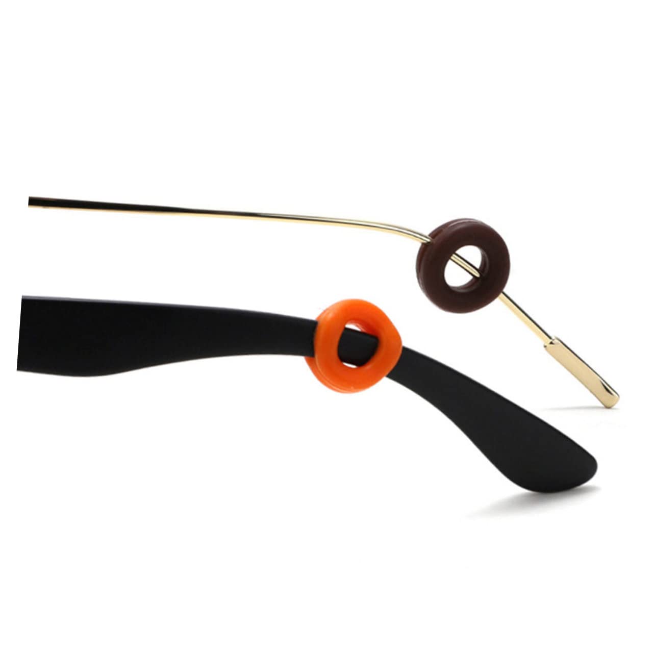 KOMBIUDA 15 Pairs Glasses Anti-Slip Ear Clip Ear Holders Comfortable Glasses Hooks Anti-Skid Hooks Color Glasses Eyeglasses Holder Ear Grip Glasses Ear Hooks Glasses Nose Grips