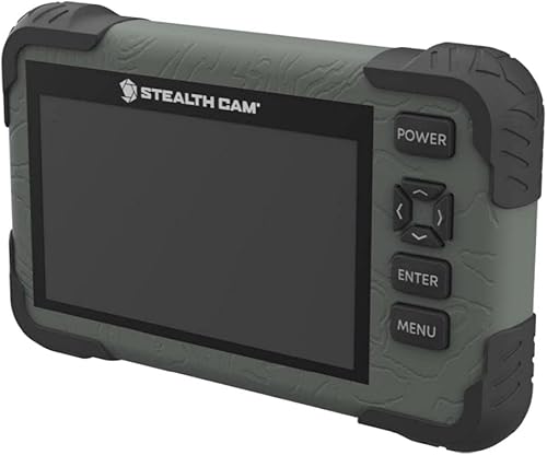 Stealth Cam SD Card ReaderPhoto & HD Video 1080P Viewer Durable Water-Resistant Housing 4.3" Color LCD Screen Wrist Lanyard