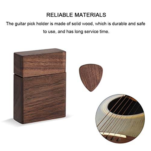 lmoikesz Support de médiator pour guitare acoustique Plectre en bois étui Portable remplacement d’instruments de musique… - Les Beatles, Paul McCartney, John Lennon, RIngo Starr, George Harrison lmoikesz Support de médiator pour guitare acoustique Plectre en bois étui Portable remplacement d'instruments de musique… – Image 5
