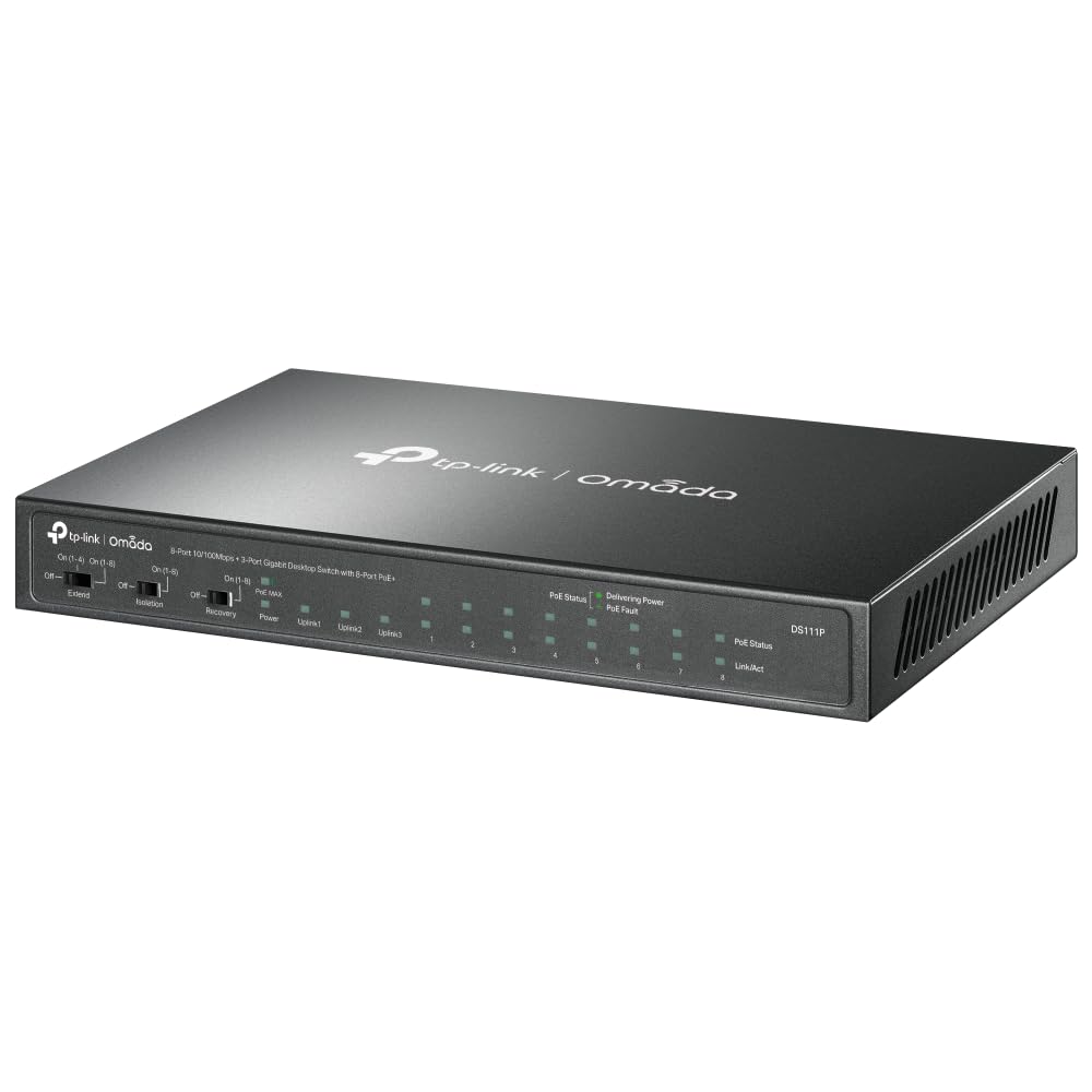 TP Link Switch Omada 10 porte Gigabit con 8 porte PoE