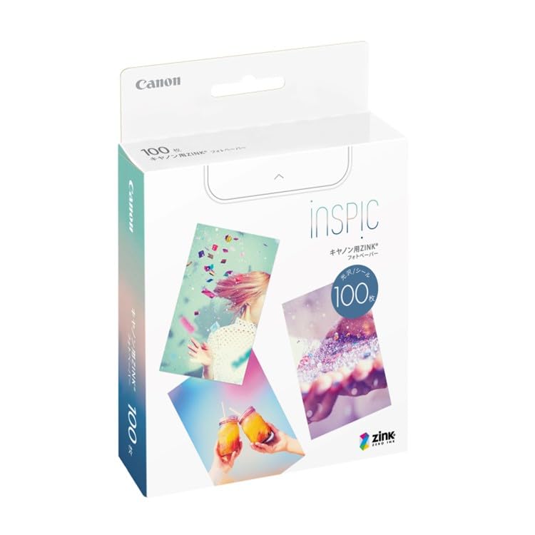 ♡Canon iNSPiC プリンター ZINKペーパー付き♡ Amazon.co.jp: 【2点セット】Canon スマホ専用ミニフォト