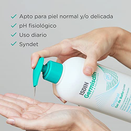 Miniatura 5 de Isdin Germisdin Original Gel De Baño Para Una Limpieza Diaria Que Ayuda A Proteger La Piel Y Respeta La Función Barrera. Pack De 2 Unidades De 1.000 Ml