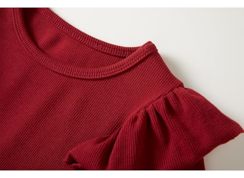 Toddler Girls Christmas Tutu Dress Multi-Layers Tulle Long Sleeve Princess Dress3