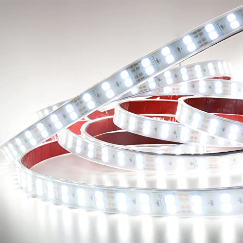 Tira de LED SMD5050 blanca 5 metros 12V IP67 resistente agua