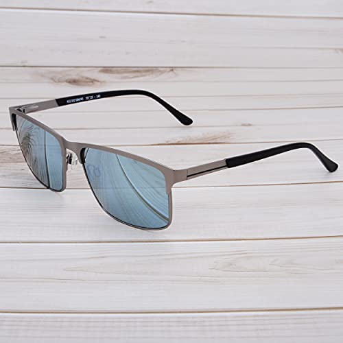 Sunglasses for Men,100% Glass Lens Men's Sunglasses Square Designer Trendy Rectangle Sun Glasses3