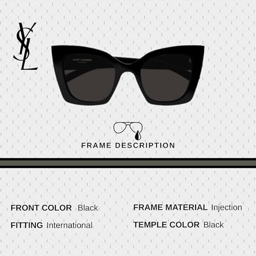 SAINT LAURENT SL 552 Cat-Eye shape Sunglasses + Bundle with eSHADES Luxury Eyewear Kit3