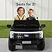 Best Choice Products Licensed Ford F-150 Lightning Truck Kids 24V 2-Seater Electric Ride On Car Toy w/ 132lb Weight Capacity, Parent Control - Black
