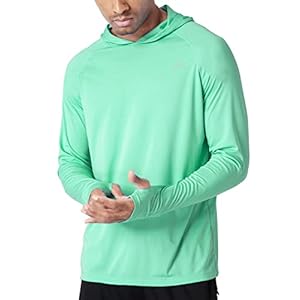 Willit Men’s UPF 50+ Sun Protection Hoodie Shirt Long Sleeve SPF Fishing Outdoor UV Shirt Hiking Lightweight