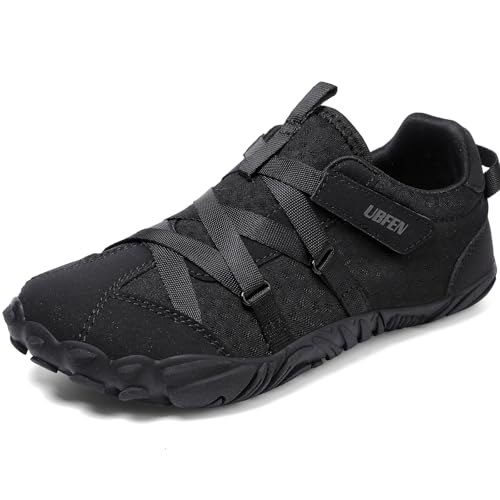 Image of UBFEN Kids Barefoot Shoes Zero Drop Wide Toe Box Sneakers for Boys Girls | Hook&Loop, Lightweight, Breathable, Suitable for Hiking, Walking, Tennis, Running, Daily Wear, Toddler, Little Kid, Big Kid