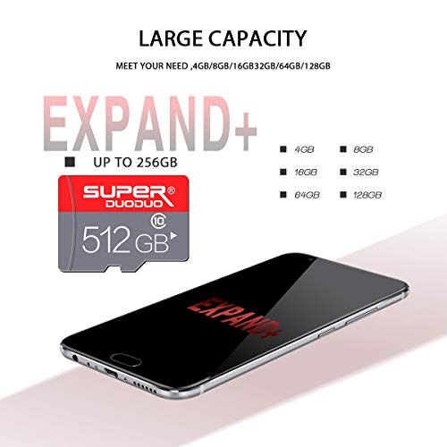 Micro Sd 512Gb Memory Card With Sd Card Adapter For Camera/Phone/Drone/Dash Cam/Gopro/Tablet/Pc/Computer Class 10 Tf Card 512Gb High Speed Micro Memory Sd Cards #TOP6