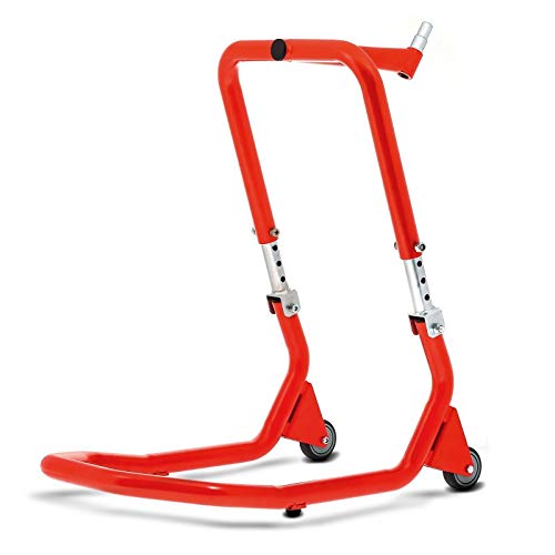 Caballete Moto Delantero a tija V5 Compatible para KTM 690 Duke 08-19 Rojo