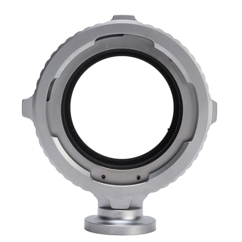 Lazmin112 Adaptador de Montura de Lente PL a EF, Adaptador de Lente PL de Aleación de Aluminio para Cámaras EF con Sellado de Goma y Bloqueo Giratorio, para la Serie 5D 6D 1DX