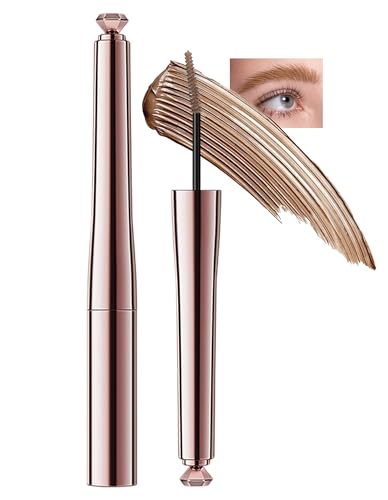 Ponhey Light Brown Eyebrow Gel, Longlasting Waterproof Smudgeproof Eyebrow Tint,Brow Gel for Natural Makeup # 01