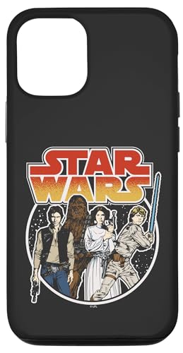Coque iPhone 12 / 12 Pro Star Wars Rebel Group Shot en silicone noir