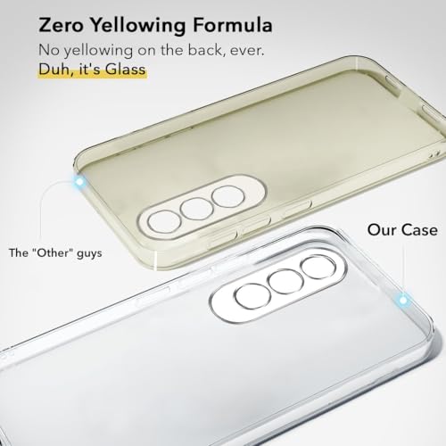 Image of Jkobi Lifetime Anti-Yellow Clear Back Cover Case for Oneplus Nord CE 4 (Sleek Hard Crystal | Shockproof and Camera Protection)