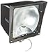 RAB Lighting EZSH100 High Pressure Sodium EZ Floodlight, ED17 Type, Aluminum, 100W Power, 9500 Lumens, 120V, Bronze Color
