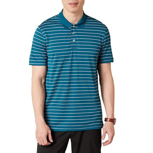 Image of Amazon Essentials Men's Moisture Wicking Golf Polo Shirt, Short Sleeve, Slim-Fit, Quick-Dry