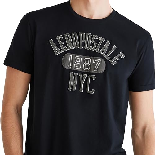 AEROPOSTALE Men's Arch Logo Short Sleeve Tee2