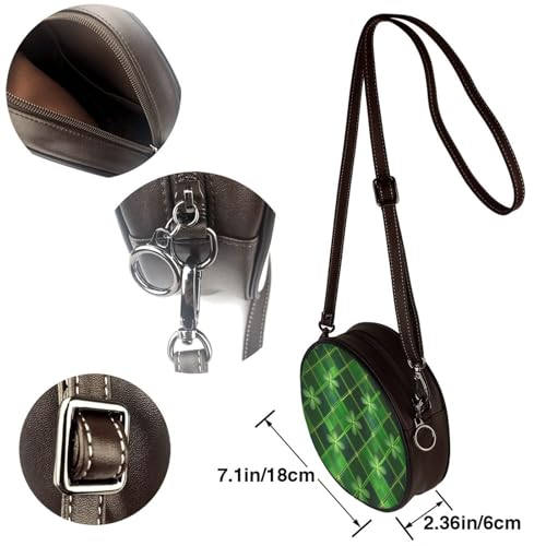 Sac à main circulaire Patrick Clover en cuir végétalien de haute qualité - 5