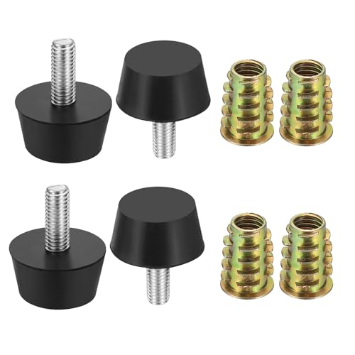 Tornillos de nivelación de muebles M8 ajustables con base protectora para el suelo 2