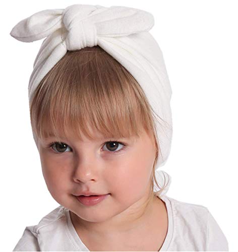 Newborn Baby Cotton Cloth Turban Big Bow Toddler Rabbit Hospital Hat Kids Baby Cap Ear Hat