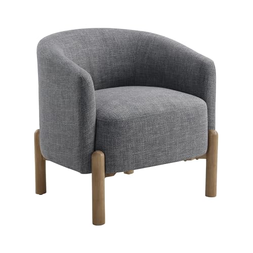 Sillón Moderno Tapizado Gris miniatura 6