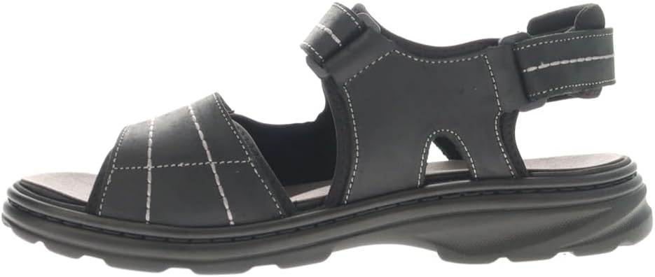 Propet Mens Hudson River Casual Sandals Casual - Black - Image 3