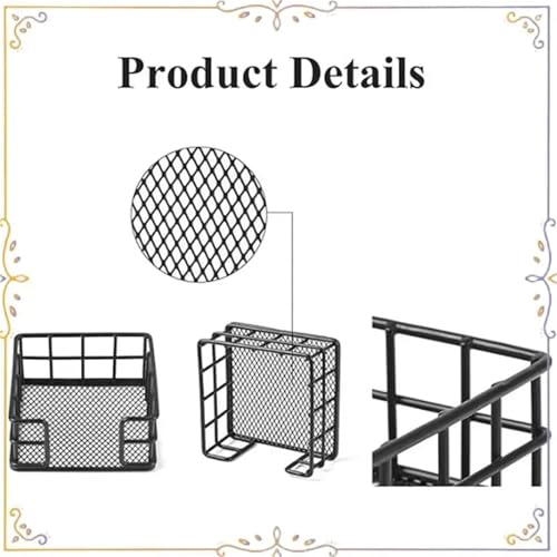 Support de notes adhésives en métal lot de 4 pour bureau
