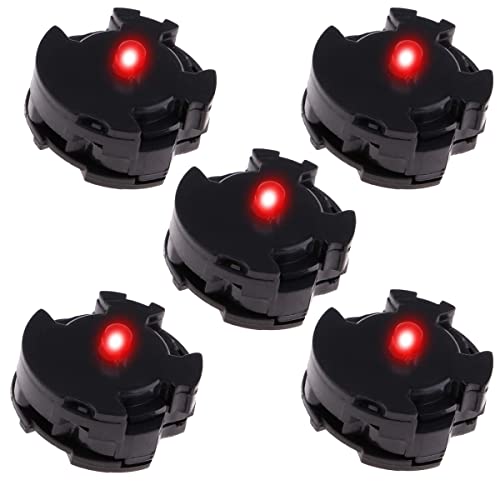 Tesytto 5PCS LED Units for Gundam Models Kits, MG LED Unit Set for Gundam 00 MG GN-X Light Up Certain Gundam Models Hobby Accessories (Red)