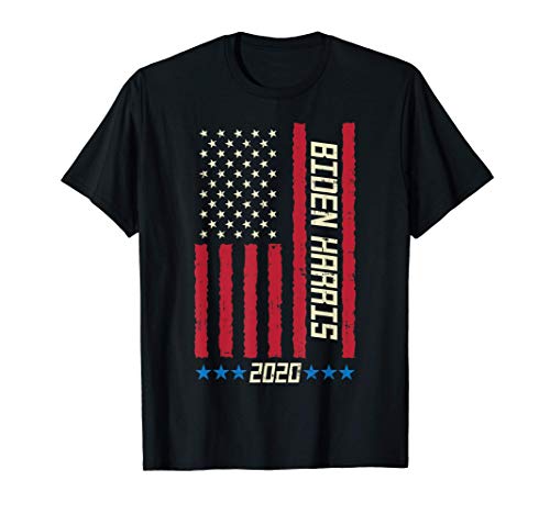 Biden Harris 2020 US Flag Joe Kamala President Democrat Gift T-Shirt