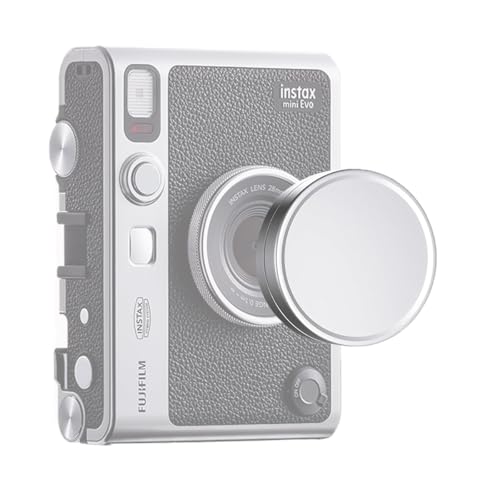 Image of ZORBES Lens Cap for Fujifilm Instax Mini Evo Aviation Aluminum Alloy Lens Cap Microfiber Flannel Fabric Liner Protective for Fujifilm Instax Mini Evo