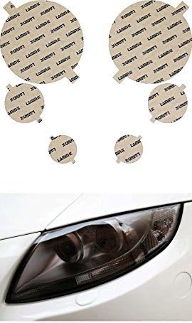 Lamin-x Custom Fit Gunsmoke Headlight Covers for Jeep Wrangler JK (07-18)