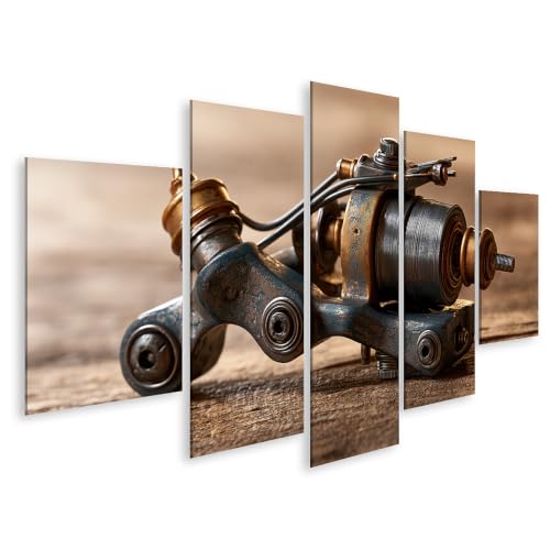 Tableau machine à tatouer vintage islandburner lot de 5 pièces pour décoration murale