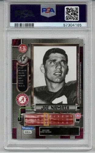 2012 Fleer Retro Skybox Metal #m-36 Joe Namath Alabama Jets Psa 10 Low Pop Rare - Football Cards