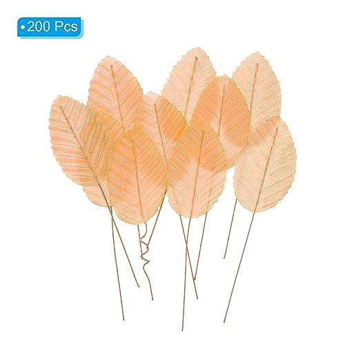 PATIKIL 4.3" Artificial Silk Leaf - Image 3