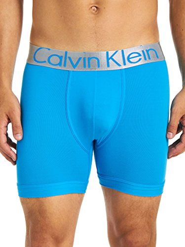 Calvin Klein Men's Underwear Steel Micro Boxer Briefs, Steel Micro Boxer Brief, Paradise, M