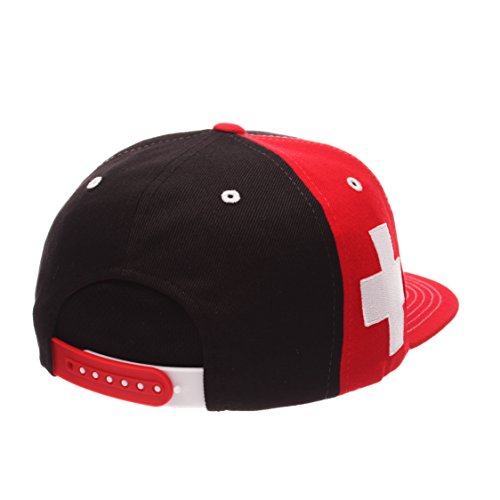 Zephyr Swiss Country Flag Soccer Victory Snapback miniatura 2