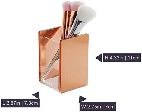 Moosy Life ML23 Rose Gold Makeup Brushes Holder Desktop Organiser Moonlight Series