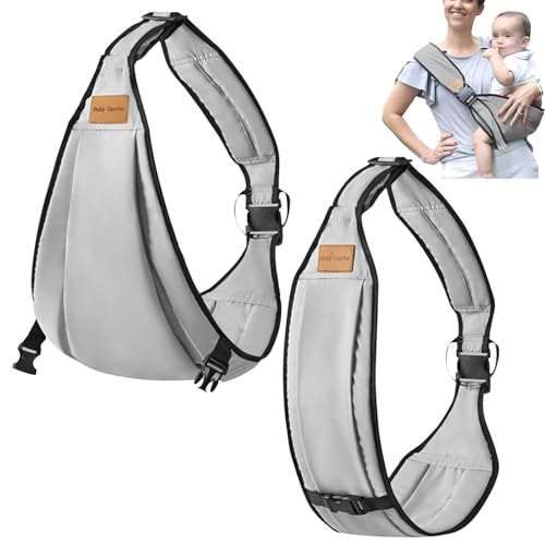 Leichte und Atmungsaktive Babytrage Seitlich - Ergonomisches Design...