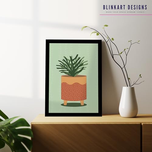 Image of BLINKART Trendy Abstract Wall Art Painting Print Design | Aesthetic Wall Decor Photo Artwork Frame Decoration Hanging For Home Bedroom Living Room Office Wall Decor | T046 | 13x10 Inches