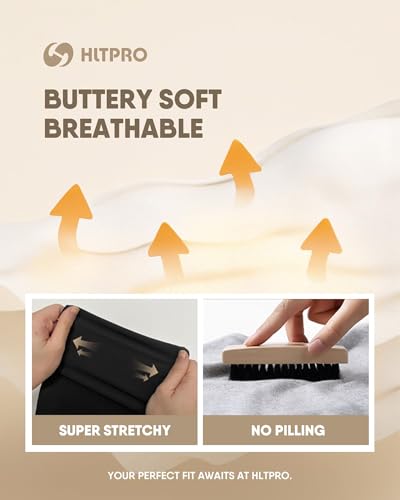 HLTPRO 3 Pack Plus Size Biker Shorts with Pockets for Women (S-4XL)- 8"/5"/3" High Waist Tummy Control Shorts for Yoga3