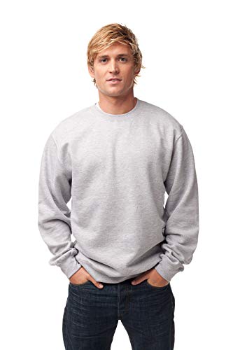 Independent Trading Co. SS3000 - Crewneck Sweatshirt, Grey Heather, Small