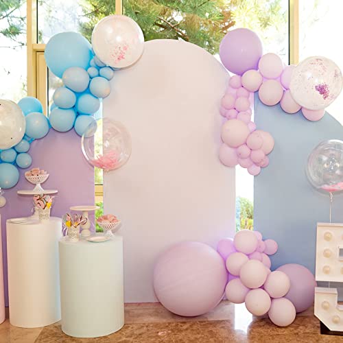 Joyypop Pastel Balloon Garland Kit 128Pcs Macaron Rainbow Balloon Arch Kit For Baby Shower Birthday Wedding Children's Day Party Decorations #TOP6