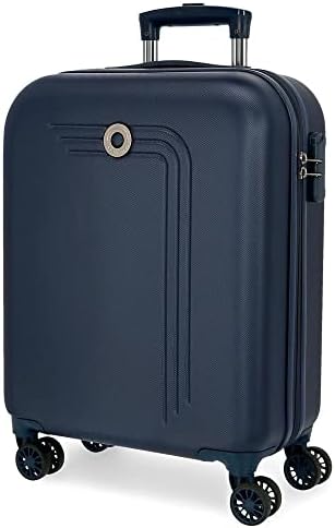 MOVOM Riga, Maleta De Cabina Rígida 55cm Unisex Adulto, Marino, Media