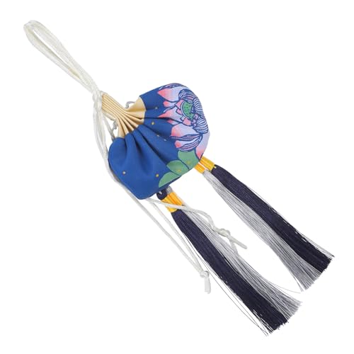Bolsa sachet vacía azul para lavanda con caja miniatura 7