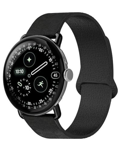 BandRain (�o���h���C��) ���C�o���h Google Pixel Watch 4 3 45mm�Ή� �j�����p [�A�b�v�O���[�h���ꂽ�I�[�����^���R�l�N�^] �\�t�g�V���R�� ���̓}�O�l�b�g�X�|�[�c�X�g���b�v Pixel 3 4�p Watch�o���h 4
